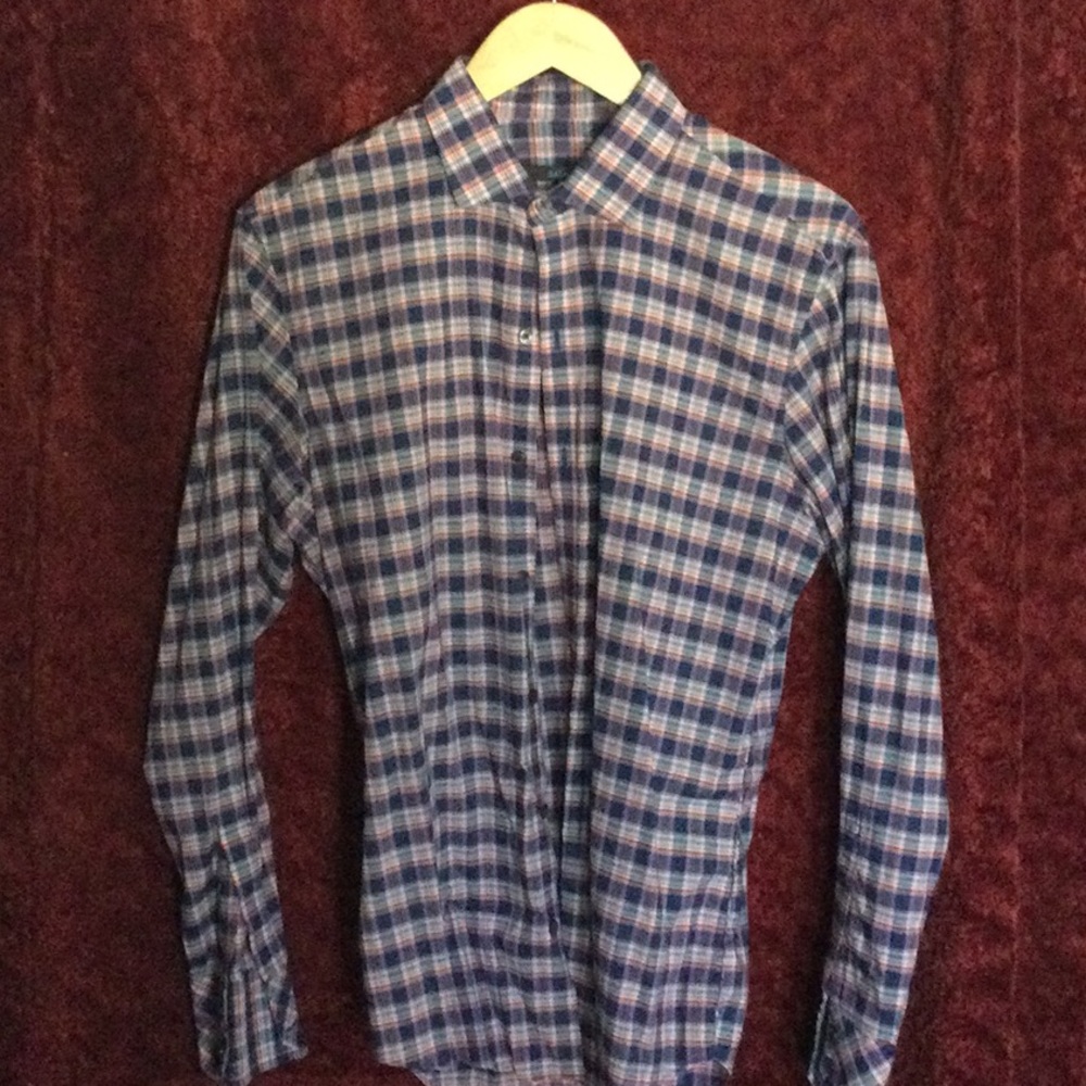 Zachary Fell plaid shirt S